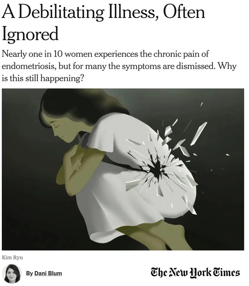 Read the New York Times article “A Debilitating Illness, Often Ignored”